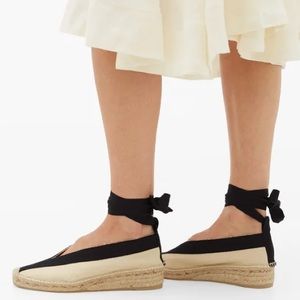 Castañer Gaia ivory color block espadrilles